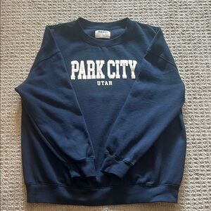 Park City Utah Navy Sweater
